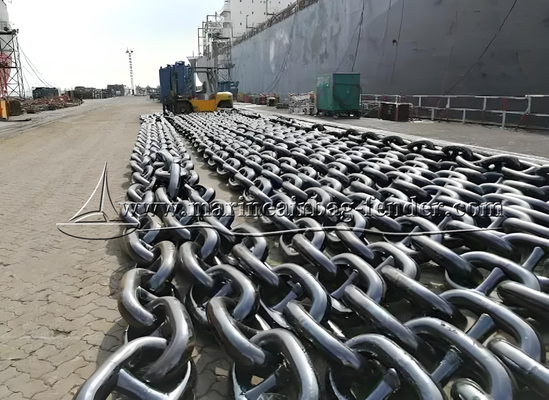 کیفیت  Heavy Offshore Mooring Chain High Strength Various Sizes Available کارخانه