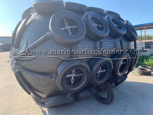 CCS گواهینامه کشش بالا Dock Sling نوع لاستیک Fender با پین فولاد ضد زنگ
