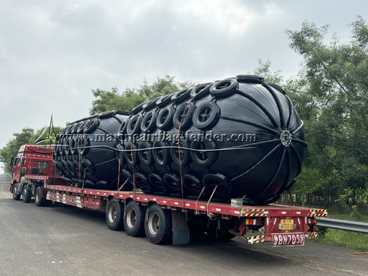 3.3m X 6.5m کشتی دریایی لاستیک Fender بادکنک قایق بامپر SGS گواهی