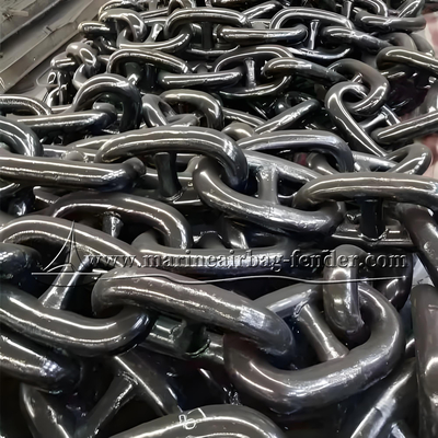 زنجیر لنگرگاهی مقاوم به خوردگی زنجیره لنگرگاهی گالوانیزه از فولاد کربن